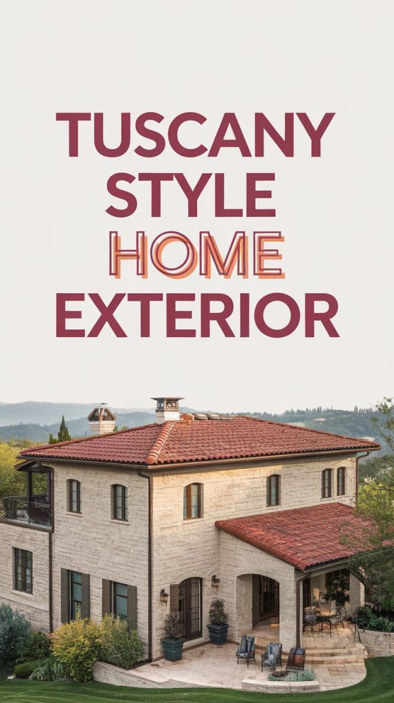 Classic Tuscan House Exteriors with a Modern Touch
