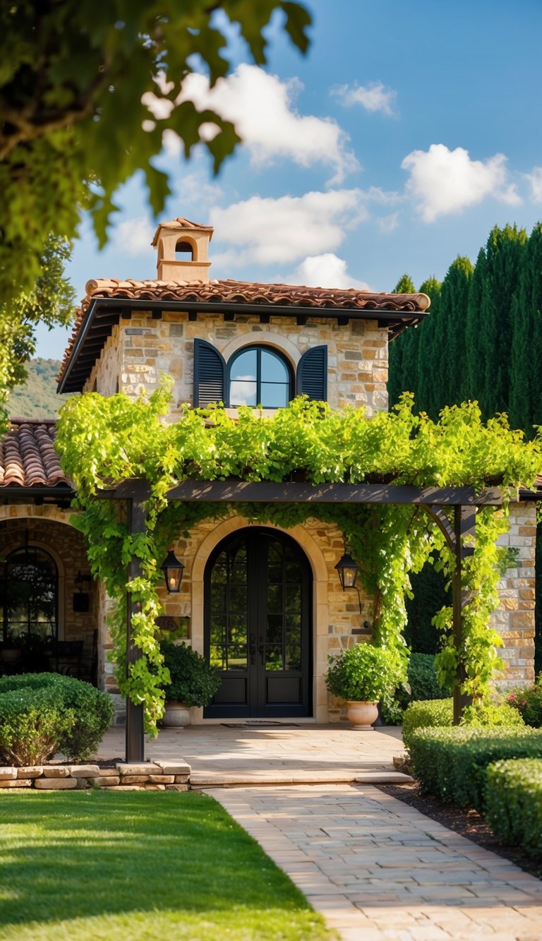 17+ Italian House Exterior Tuscan Style Dream Homes: A Guide to Timeless Elegance and Southern Charm 1 Italian House Exterior Tuscan Style Dream Homes: