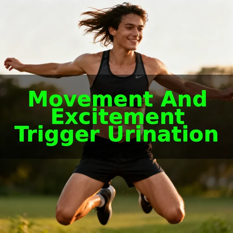 Movement And Excitement Trigger Urination