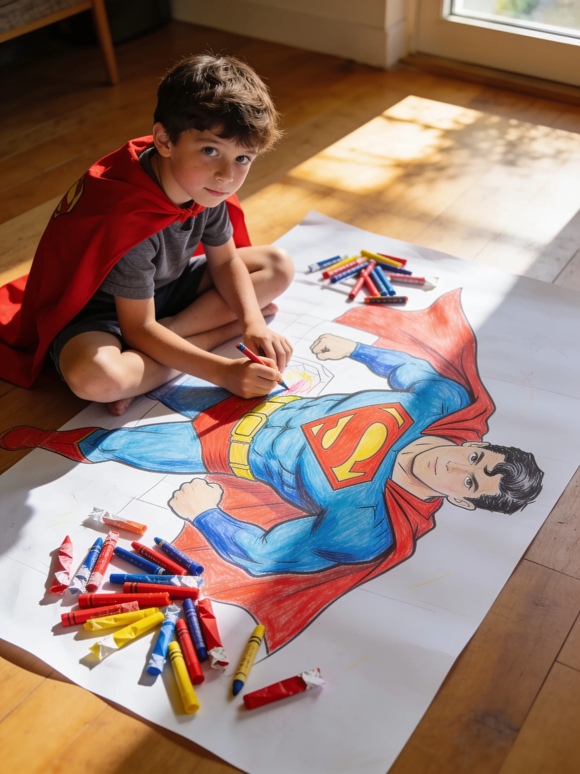 Free Superhero Coloring Pages for Boys
