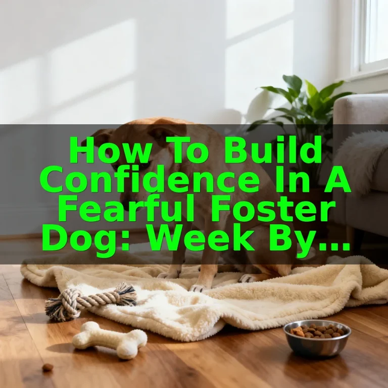 How to Build Confidence in a Fearful Foster Dog: Week by Week